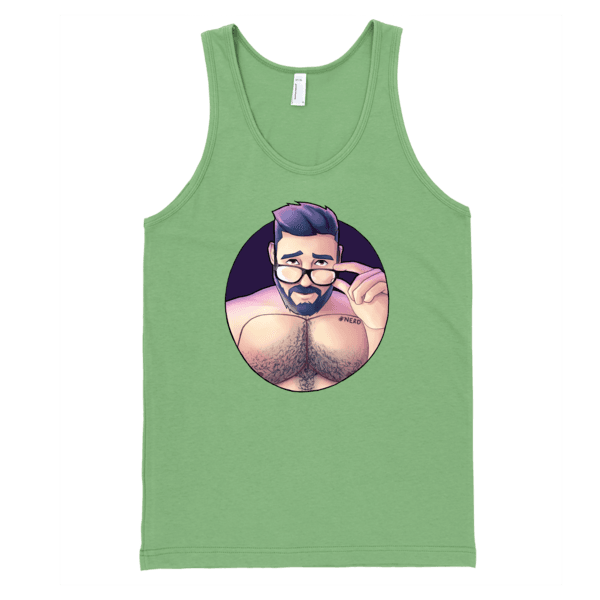 Hunky Nerd (Tank)-Tank Top-Swish Embassy