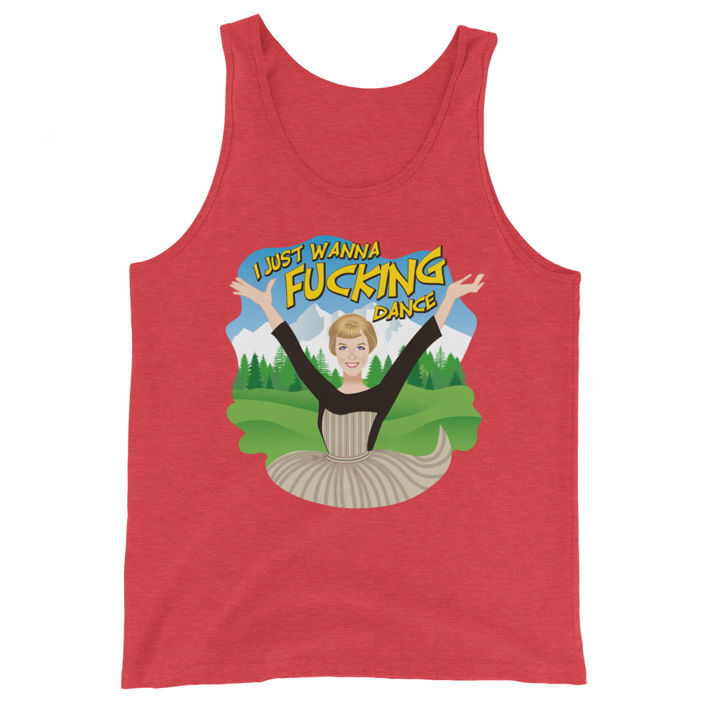 I Just Wanna F*cking Dance (Tank Top)-Tank Top-Swish Embassy