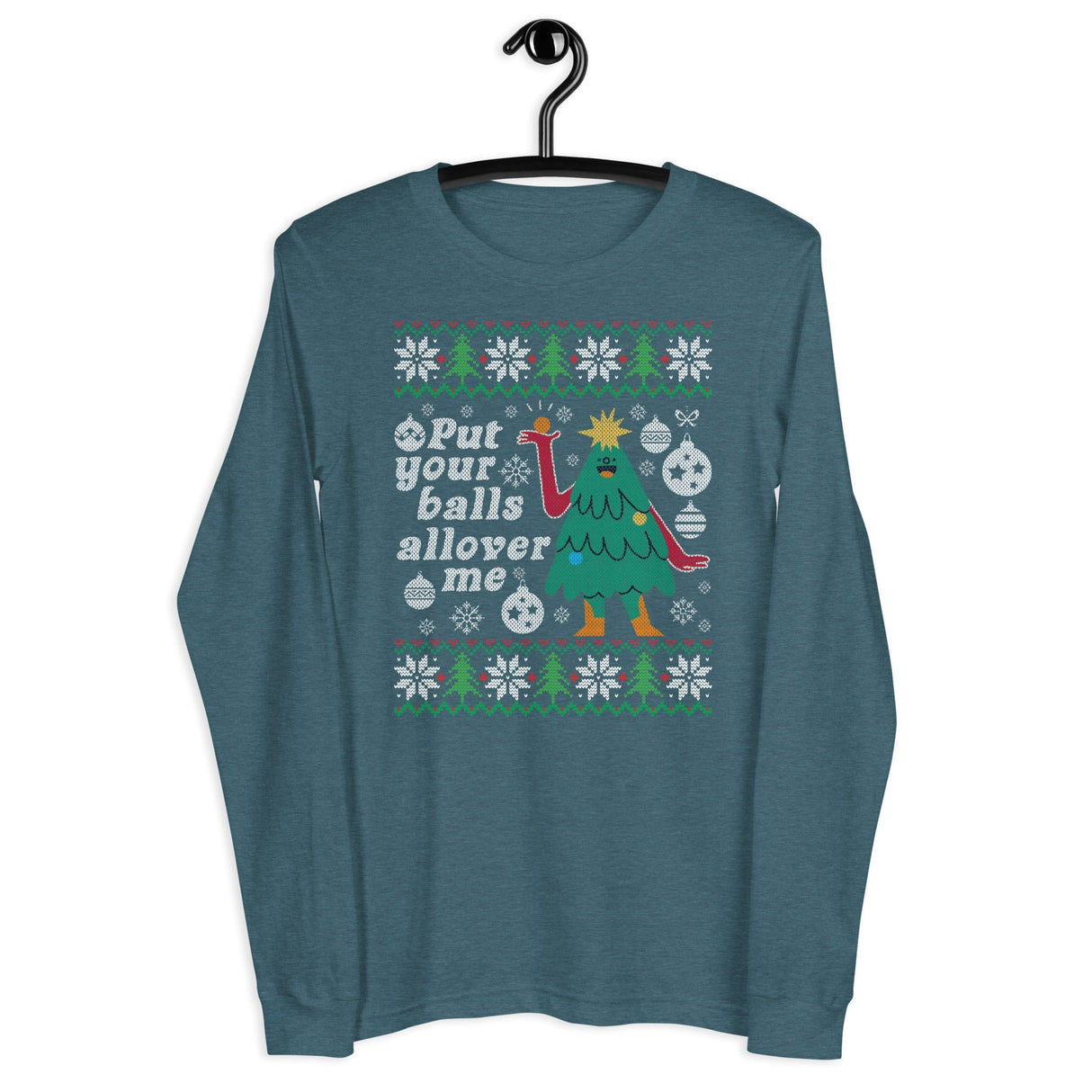 Put Your Balls (Ugly Christmas)-Christmas T-Shirts-Swish Embassy