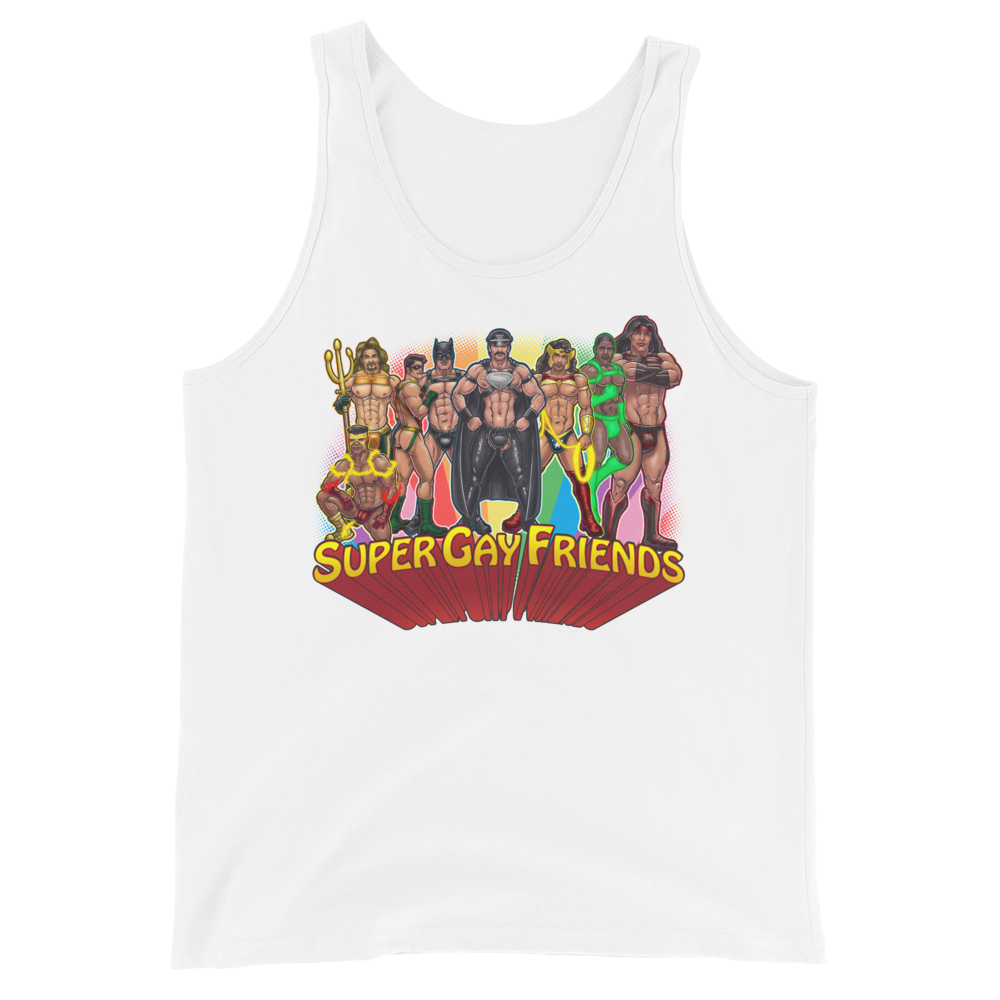 Supergay Friends (Tank Top)-Tank Top-Swish Embassy