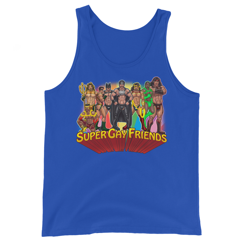 Supergay Friends (Tank Top)-Tank Top-Swish Embassy