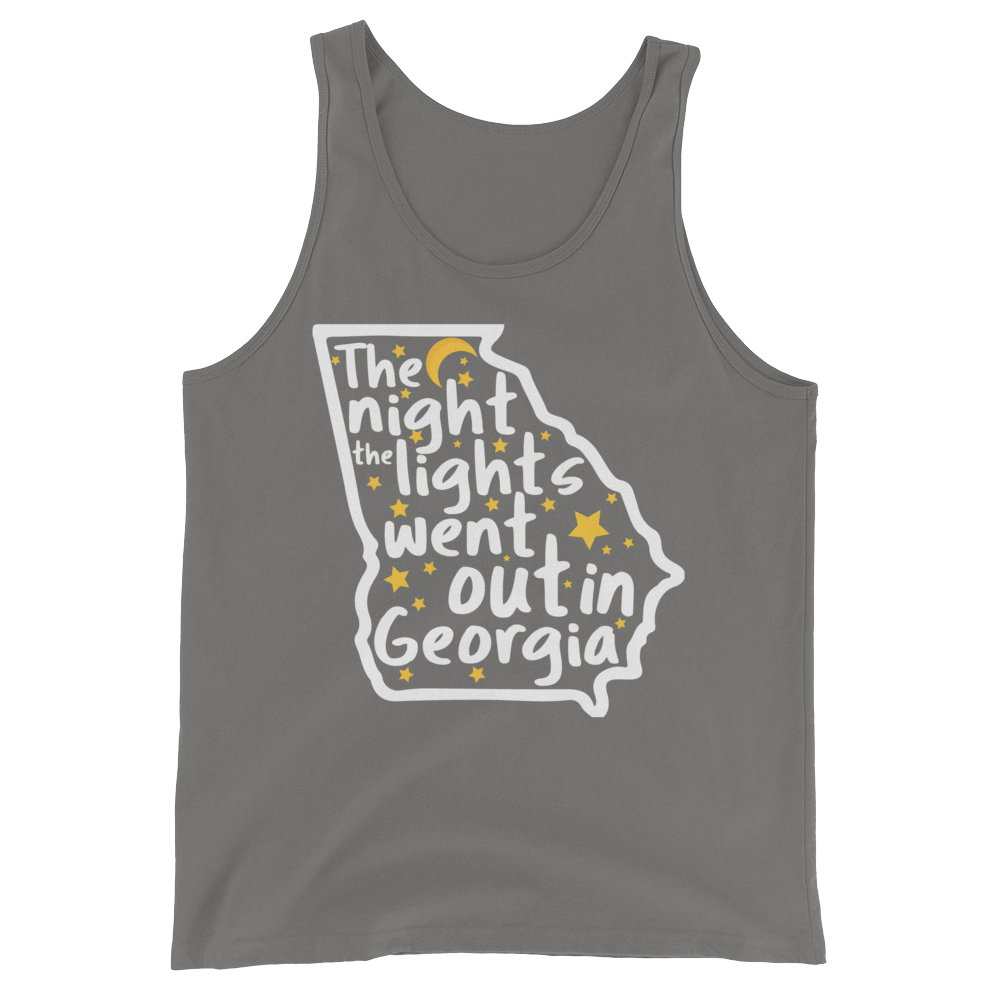 The Night the Lights Went Out in Georgia (Tank Top)-Tank Top-Swish Embassy