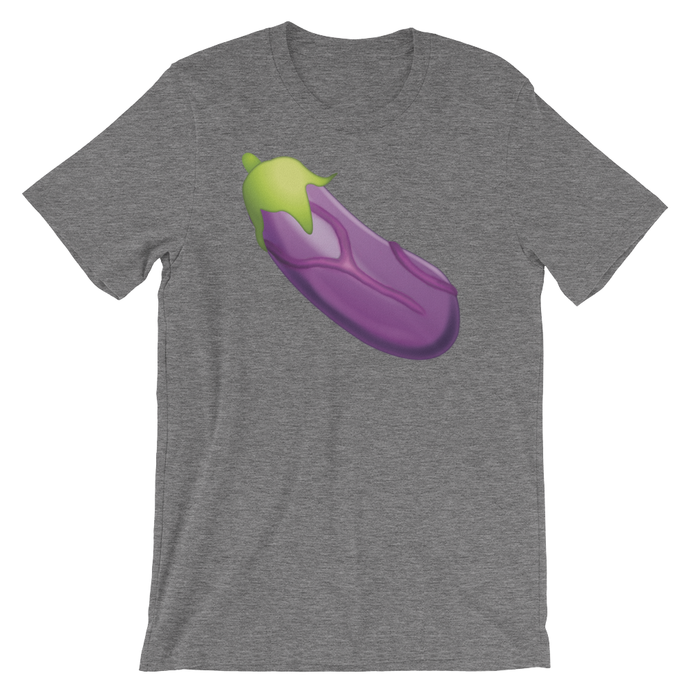 Veiny Eggplant Emoji-T-Shirts-Swish Embassy