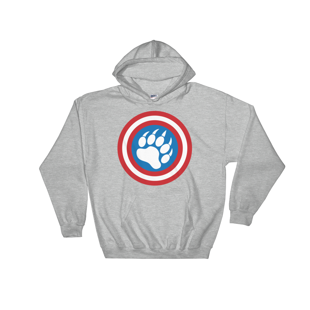 Cap'n Ameribear (Hoodie)-Hoodie-Swish Embassy