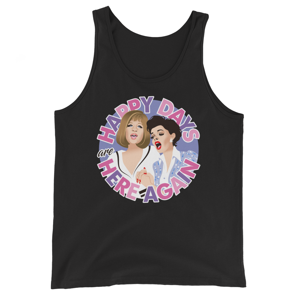 Happy Days Are Here Again (Tank Top)-Tank Top-Swish Embassy