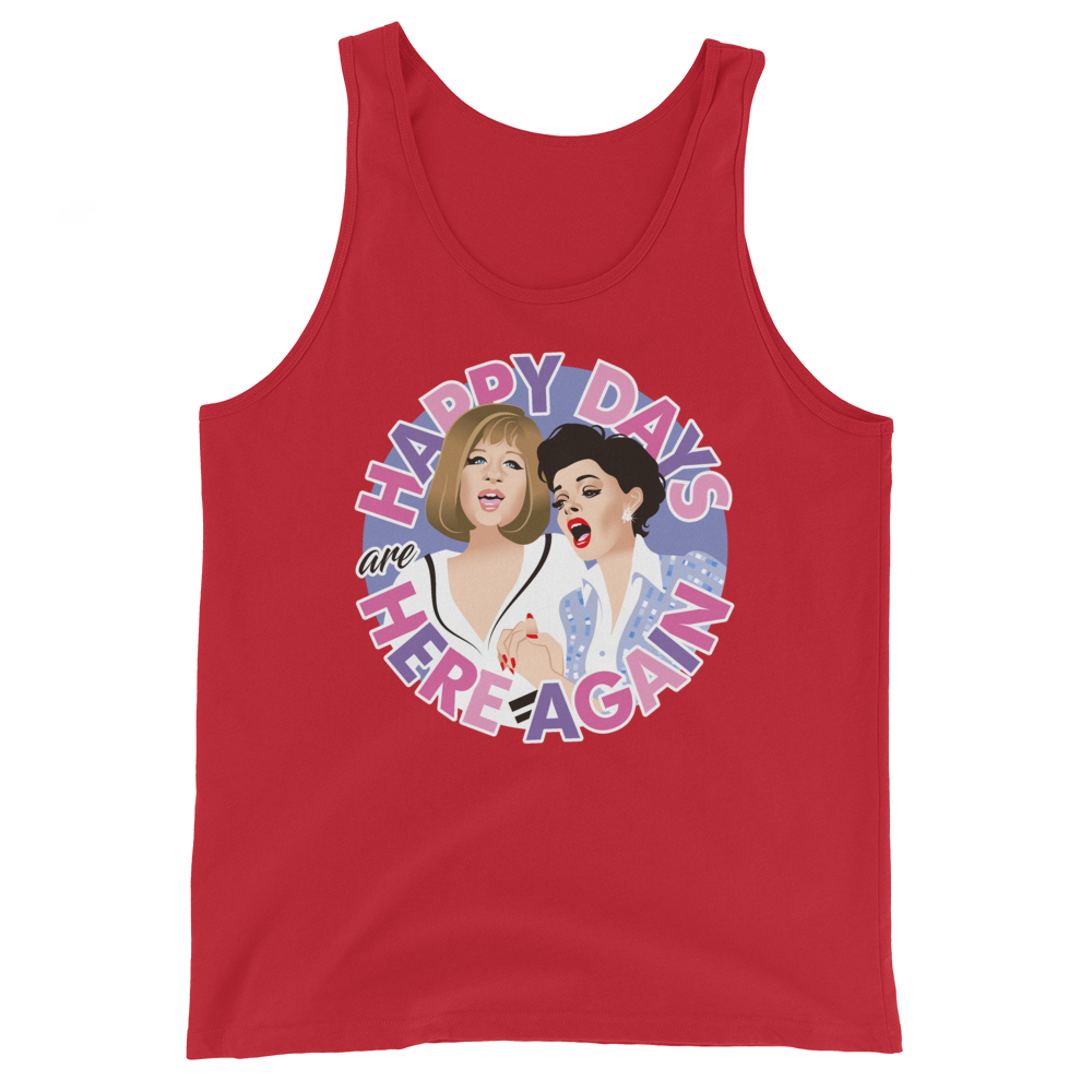Happy Days Are Here Again (Tank Top)-Tank Top-Swish Embassy