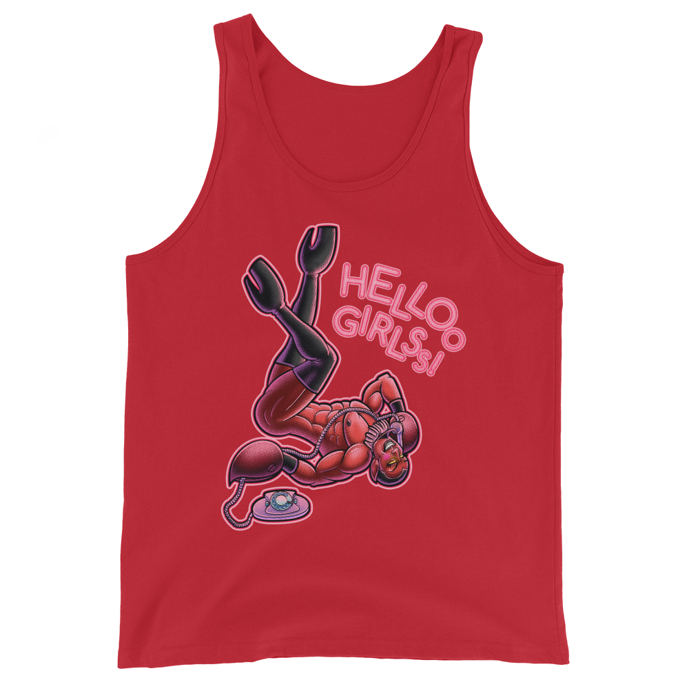 Helloo Girlss! (Tank Top)-Tank Top-Swish Embassy
