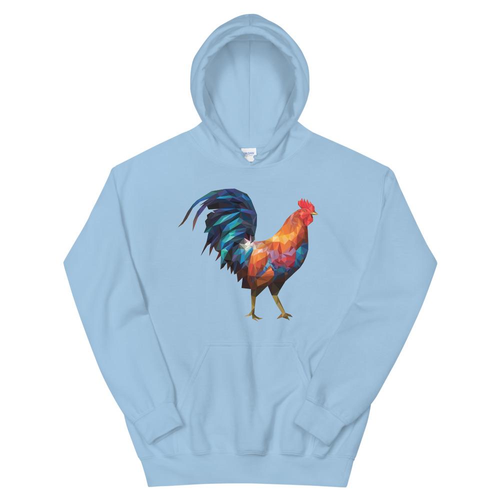 Huge Geometric Rooster (Hoodie)-Hoodie-Swish Embassy