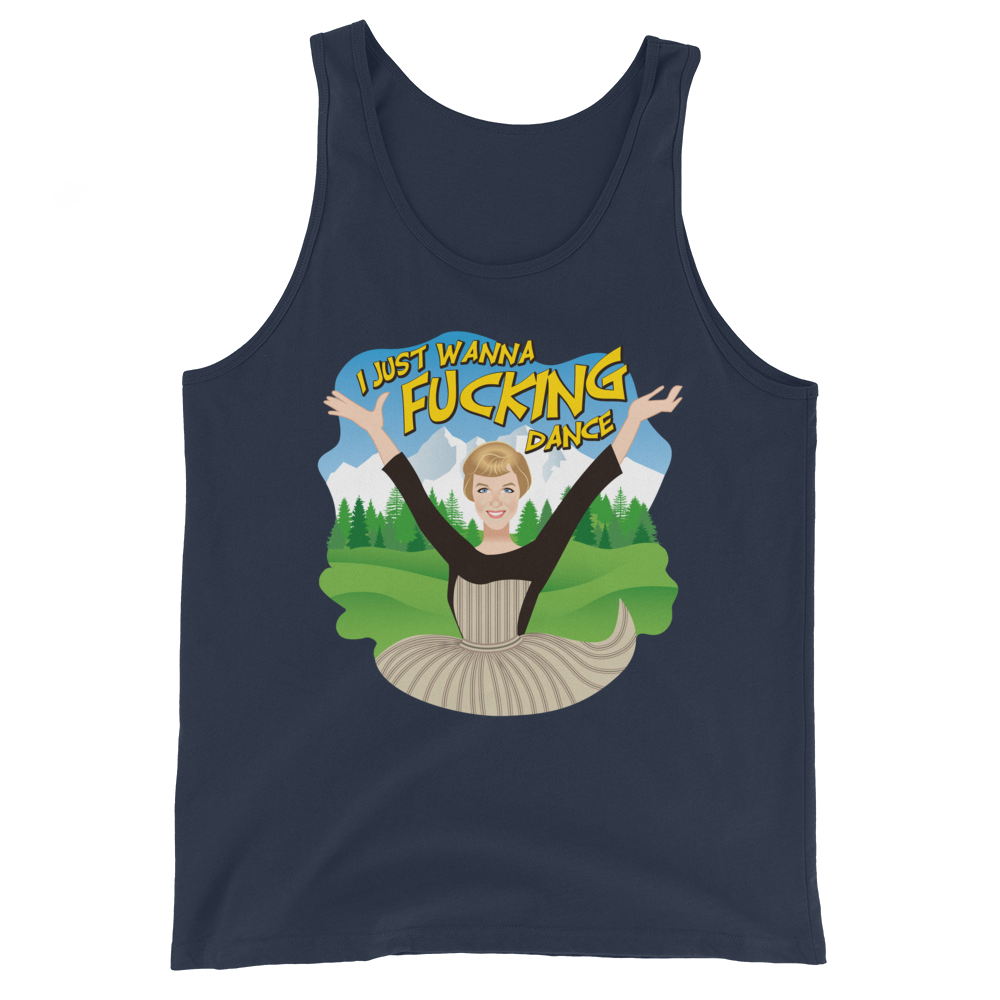 I Just Wanna F*cking Dance (Tank Top)-Tank Top-Swish Embassy
