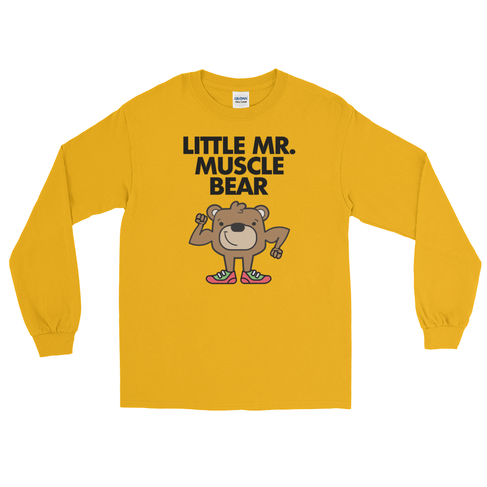 Little Mr. Musclebear (Long Sleeve)-Long Sleeve-Swish Embassy