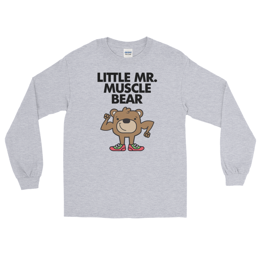 Little Mr. Musclebear (Long Sleeve)-Long Sleeve-Swish Embassy