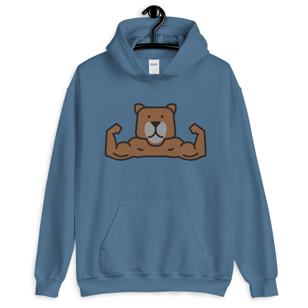 Muscle Bear (Hoodie)-Hoodie-Swish Embassy