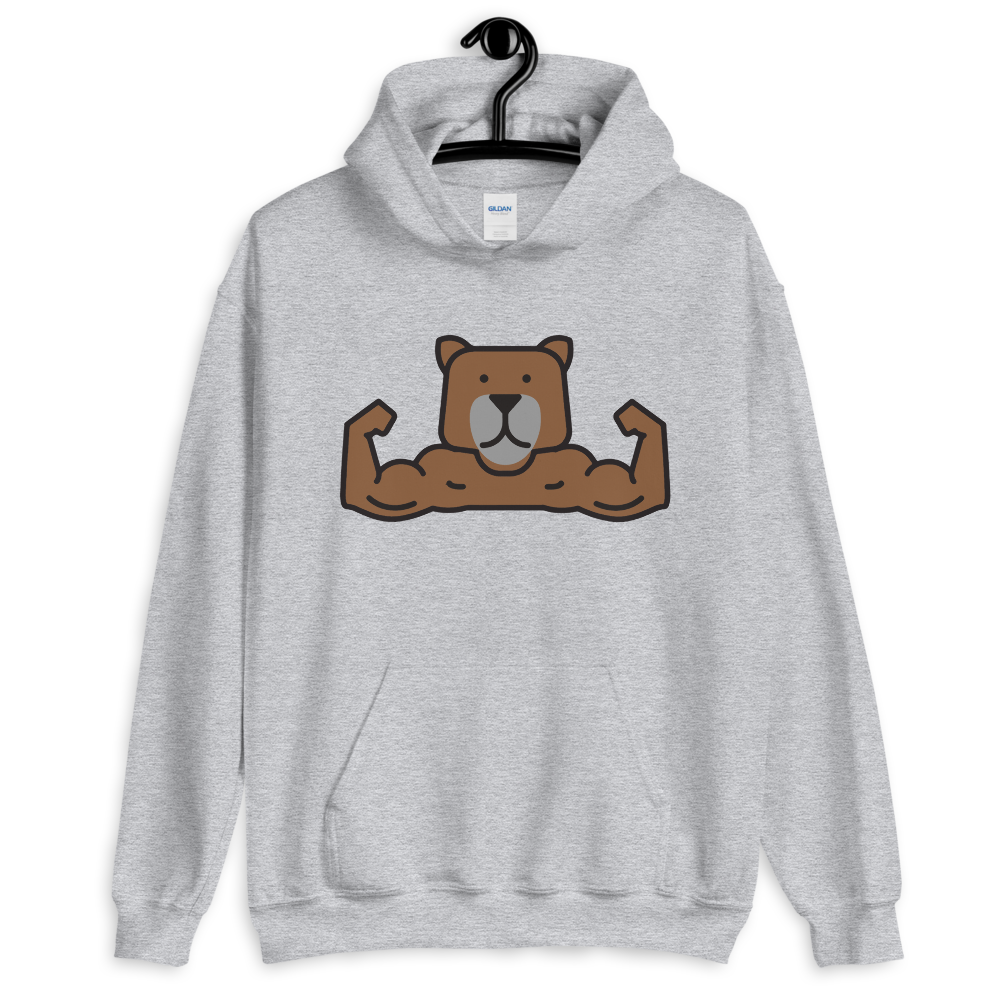 Muscle Bear (Hoodie)-Hoodie-Swish Embassy