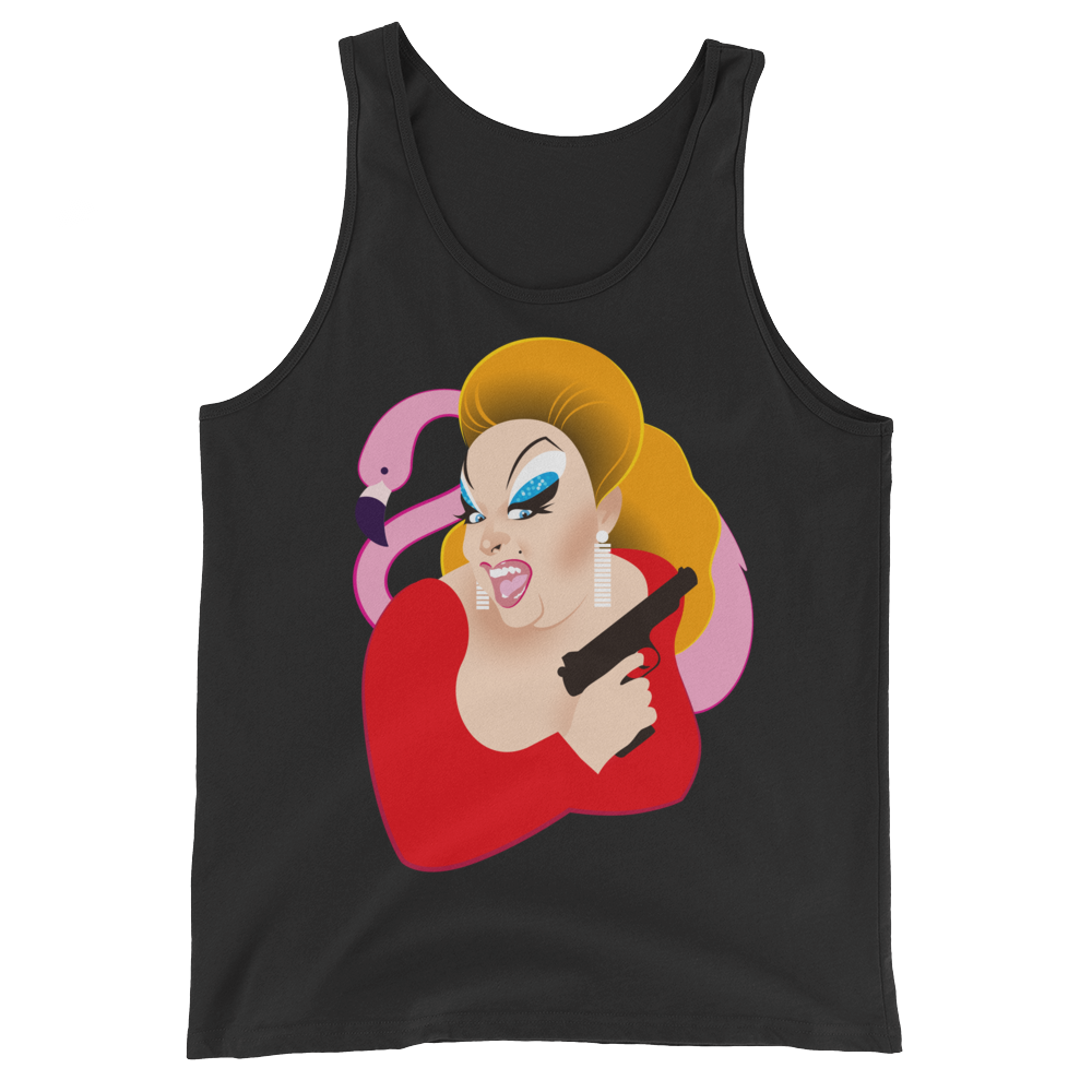 Pink Bird (Tank Top)-Tank Top-Swish Embassy