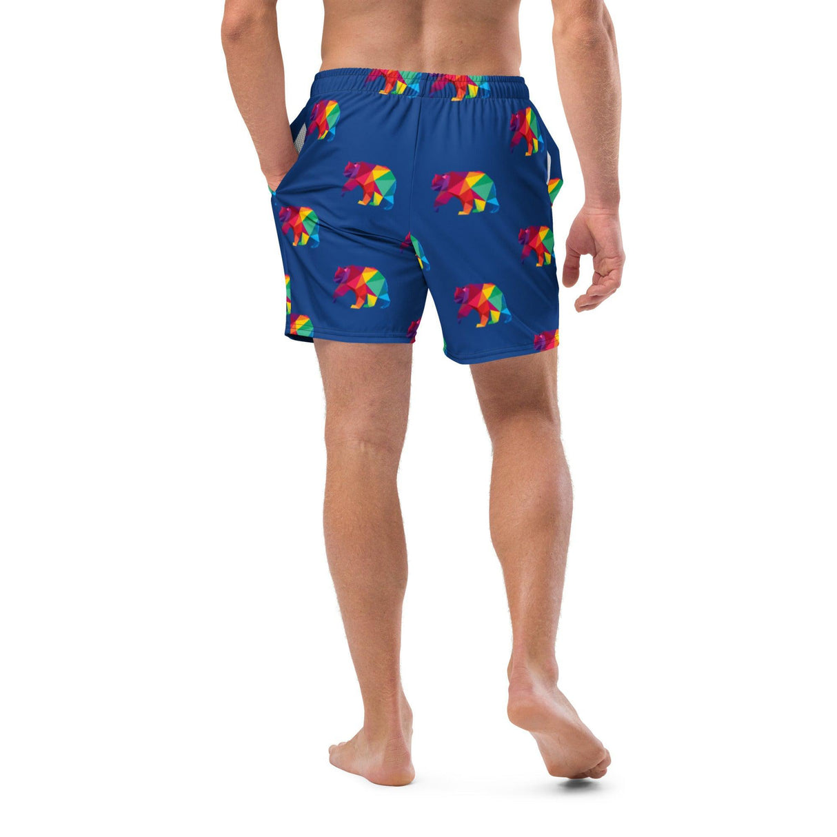 Polygon Bear (Swim Trunks)-Swim Trunks-Swish Embassy