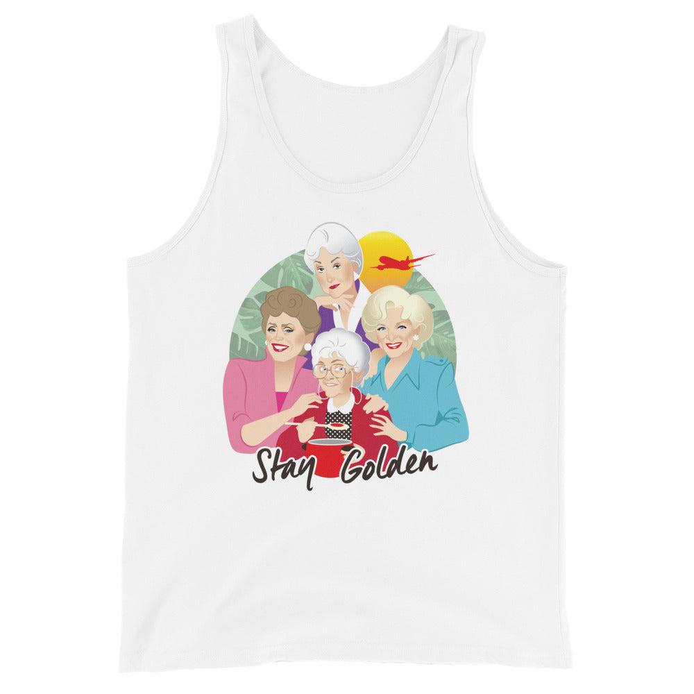 Stay Golden Reimagined (Tank Top)-Tank Top-Swish Embassy