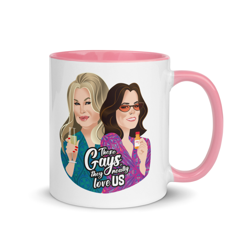 These Gays Love Us (Mug) - Pink