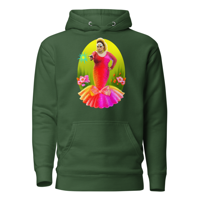 Divine Intervention (Hoodie) - Forest Green