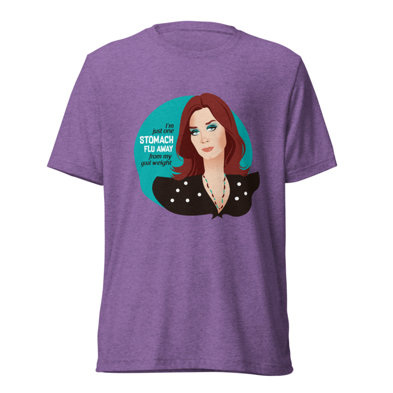 Goal Weight (Triblend) - Purple Triblend