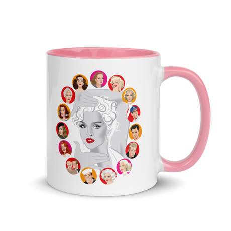 Dietrich and DiMaggio (Mug) - Pink
