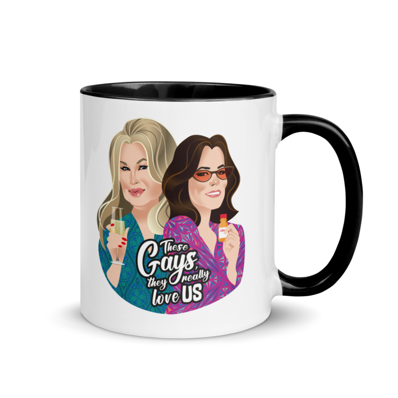These Gays Love Us (Mug) - Black