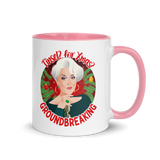 Tinsel for Xmas? Groundbreaking (Mug) - Pink