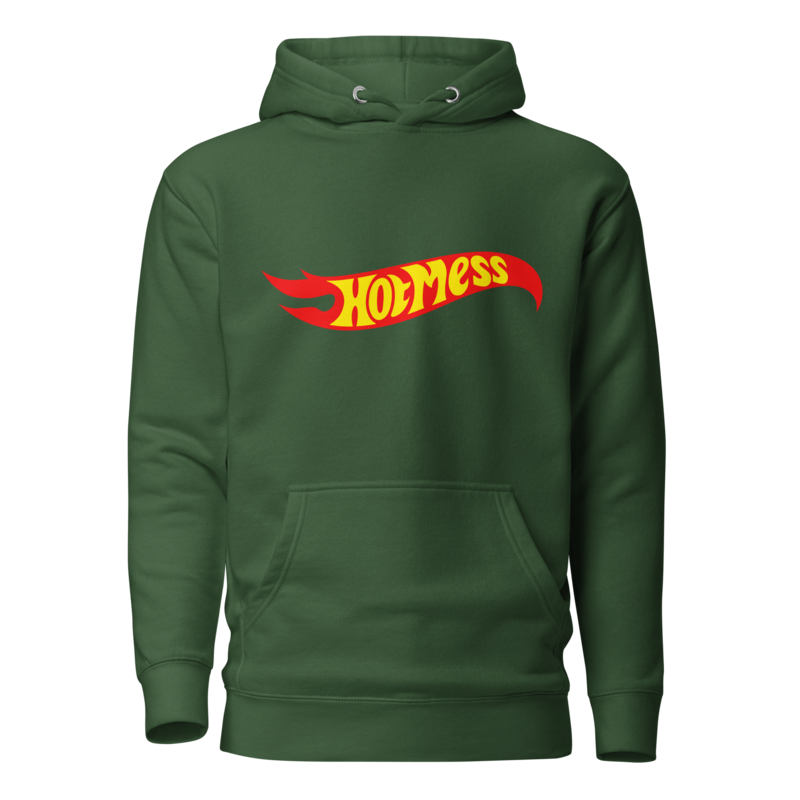 Hot Mess (Hoodie) - Forest Green