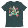 A Golden Christmas (Triblend)-Triblend T-Shirt-Swish Embassy