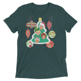 A Golden Christmas (Triblend)-Triblend T-Shirt-Swish Embassy