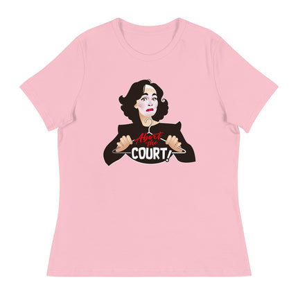 Abort the Court (Women's Relaxed T-Shirt)-Women's T-Shirts-Swish Embassy