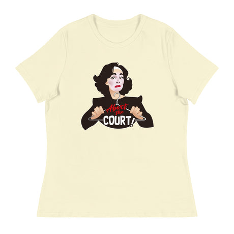 Abort the Court (Women's Relaxed T-Shirt)-Women's T-Shirts-Swish Embassy