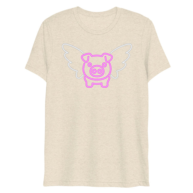 Air Piggy (Triblend)-Triblend T-Shirt-Swish Embassy