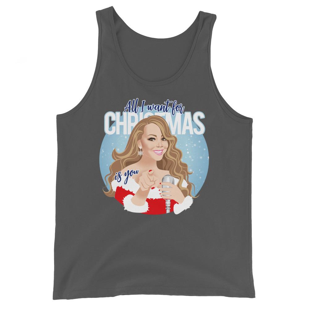 All I Want (Tank Top)-Christmas Tank Tops-Swish Embassy