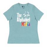 Alphabet Mafia (Women's Relaxed T-Shirt)-Women's T-Shirts-Swish Embassy