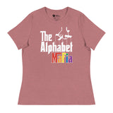 Alphabet Mafia (Women's Relaxed T-Shirt)-Women's T-Shirts-Swish Embassy