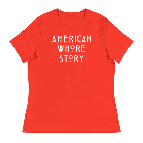 American Whore Story (Women's Relaxed T-Shirt)-Women's T-Shirts-Swish Embassy