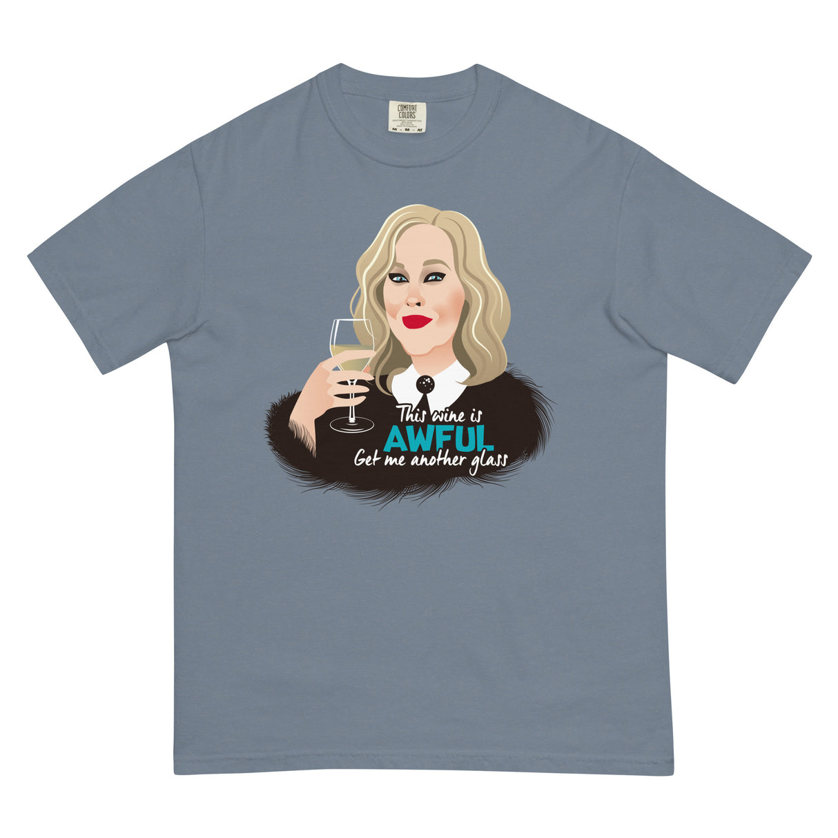 Awful Wine (Boxy Tee)-Boxy T-Shirt-Swish Embassy