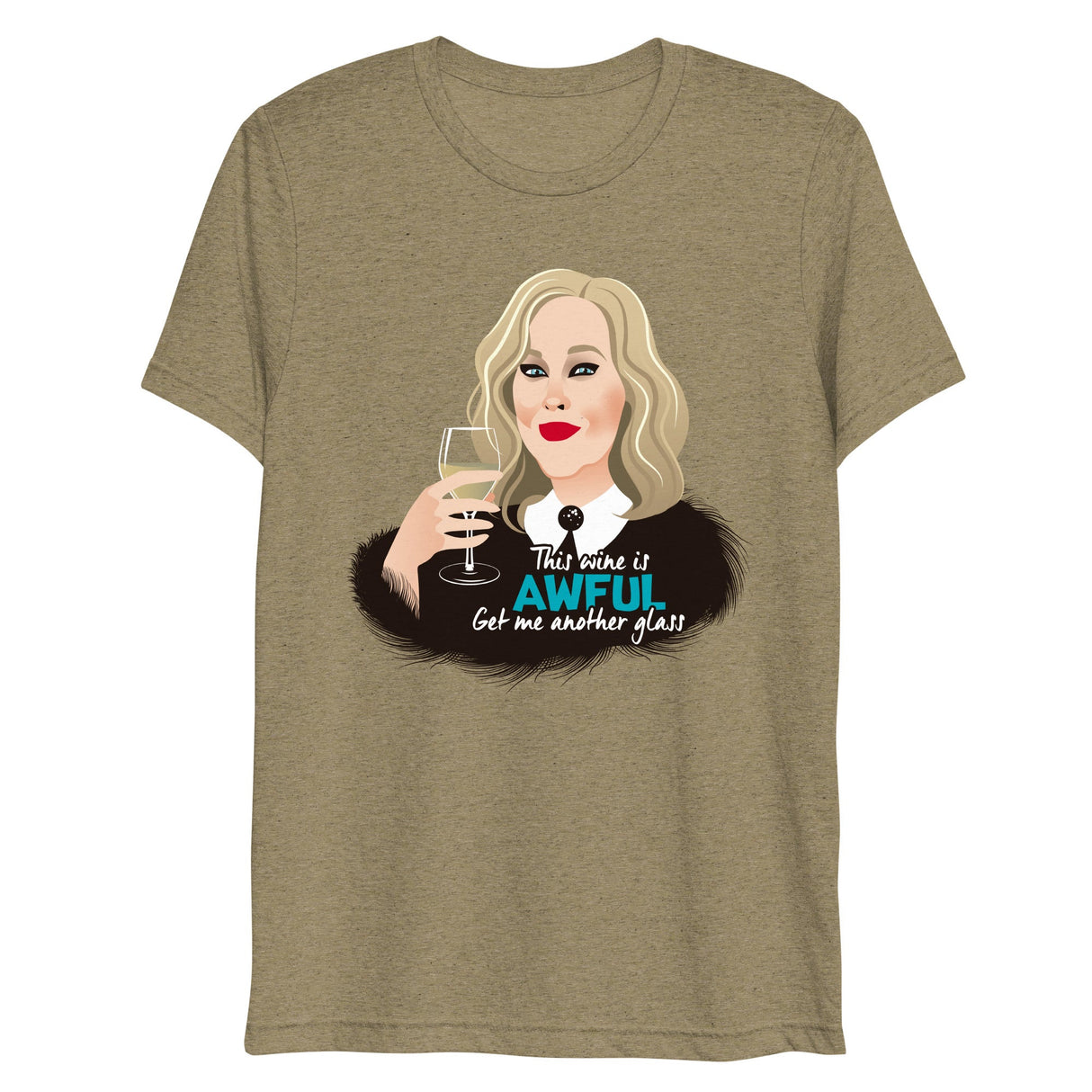 Awful Wine (Triblend)-Triblend T-Shirt-Swish Embassy