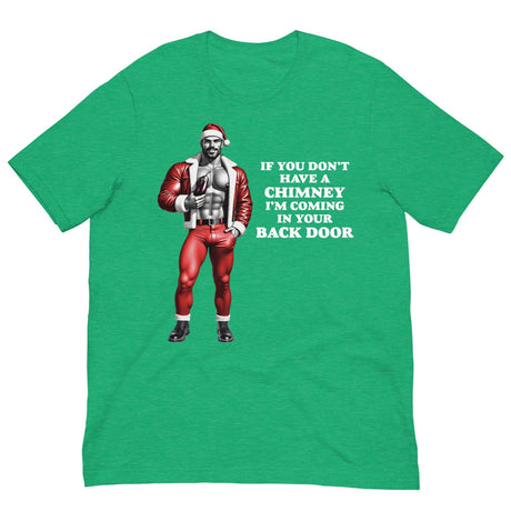 Backdoor Chimney-Christmas T-Shirts-Swish Embassy