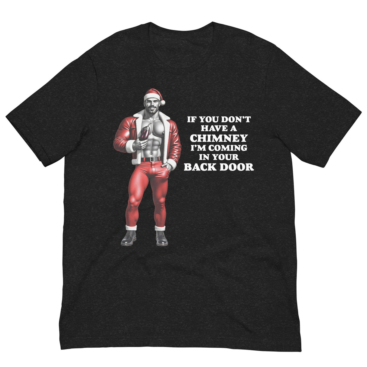Backdoor Chimney-Christmas T-Shirts-Swish Embassy