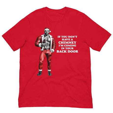 Backdoor Chimney-Christmas T-Shirts-Swish Embassy