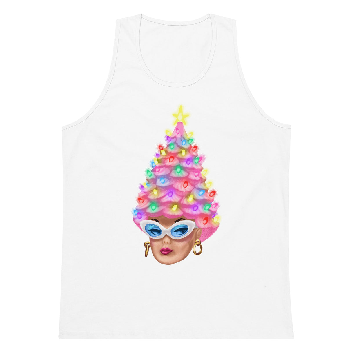 BarbenTree (Tank Top)-Christmas Tanks-Swish Embassy