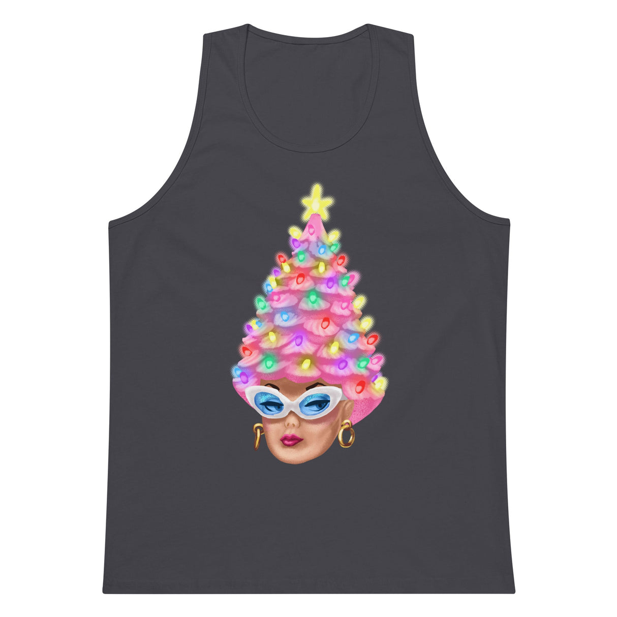 BarbenTree (Tank Top)-Christmas Tanks-Swish Embassy