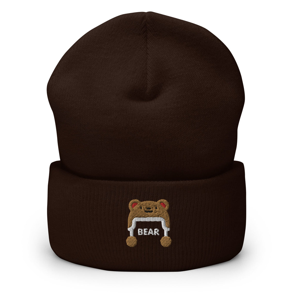 Bear (Cuffed Beanie)-Beanie-Swish Embassy