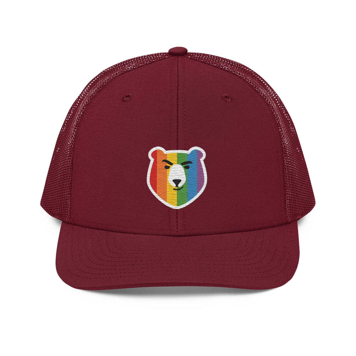 Bear Face Rainbow (Headwear)-Headwear-Swish Embassy