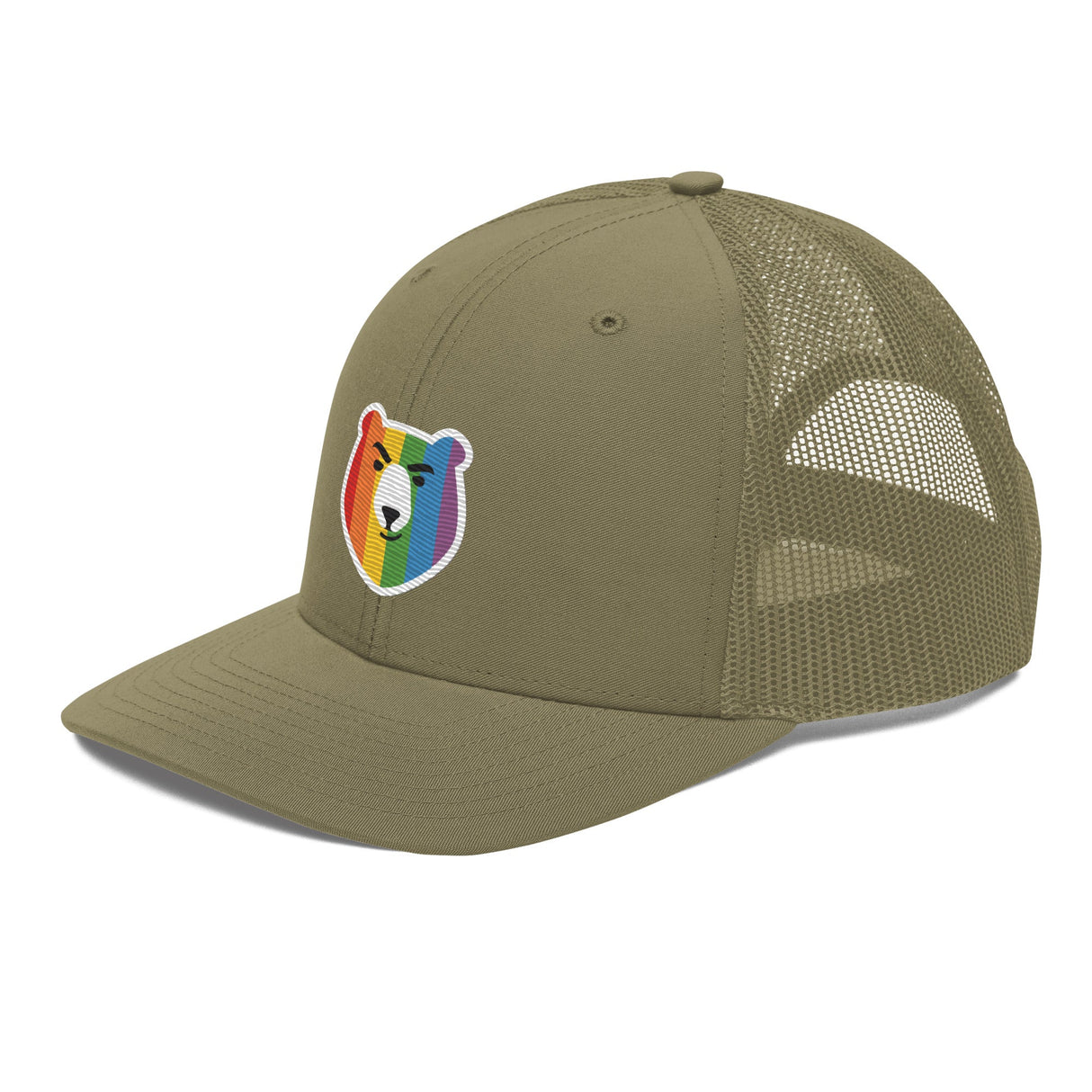 Bear Face Rainbow (Headwear)-Headwear-Swish Embassy