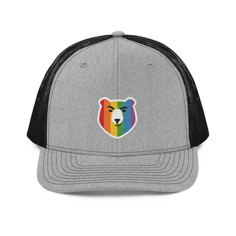 Bear Face Rainbow (Trucker Cap)-Headwear-Swish Embassy