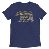 Bear's Anatomy (Triblend)-Triblend T-Shirt-Swish Embassy