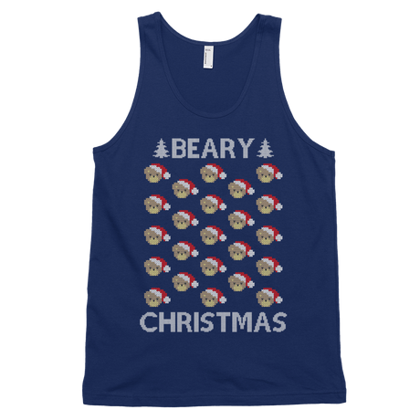 Beary Christmas (Tank Top)-Christmas Tank Tops-Swish Embassy