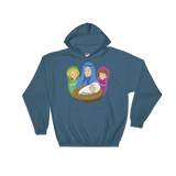 Birth of Cheesecake (Hoodie)-Christmas Hoodies-Swish Embassy